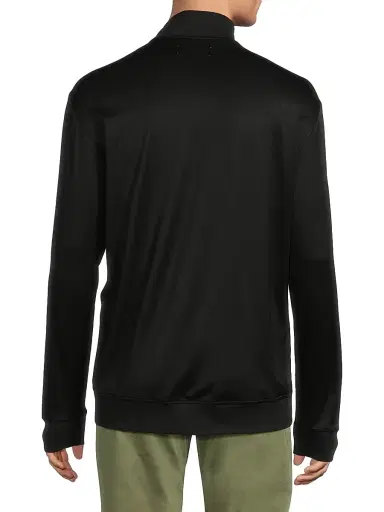 Kiton Men's Shiny Jersey Swim Jacket - Black - Size XXL | Thumbnail 5 Kiton Men's Shiny Jersey Swim Jacket - Black - Size XXL | Thumbnail 5