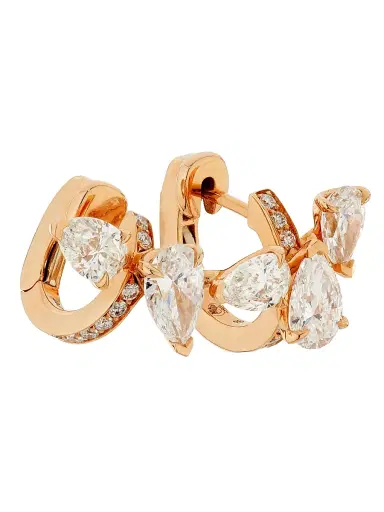 Repossi Women's Serti sur Vide 18K Rose Gold & 1.40 TCW Diamond Earring - Rose Gold | Thumbnail 4 Repossi Women's Serti sur Vide 18K Rose Gold & 1.40 TCW Diamond Earring - Rose Gold | Thumbnail 4