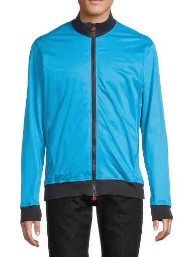 Kiton Men's Jersey Swim Jacket | Thumbnail 3 Kiton Men's Jersey Swim Jacket | Thumbnail 3