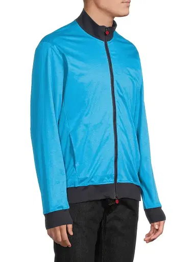 Kiton Men's Jersey Swim Jacket | Thumbnail 4 Kiton Men's Jersey Swim Jacket | Thumbnail 4