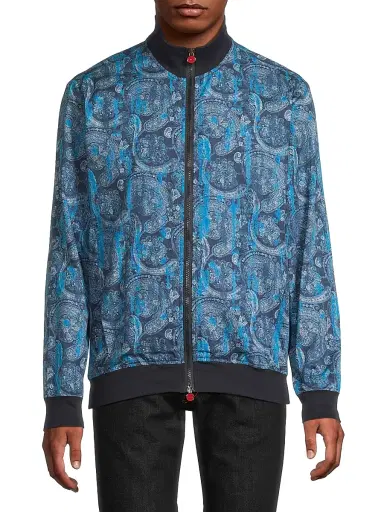 Kiton Men's Pasiley Swim Jacket | Thumbnail 3 Kiton Men's Pasiley Swim Jacket | Thumbnail 3