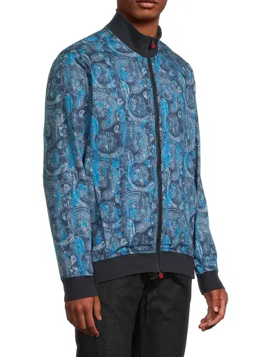 Kiton Men's Pasiley Swim Jacket | Thumbnail 4 Kiton Men's Pasiley Swim Jacket | Thumbnail 4