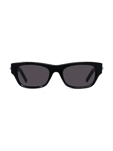 Givenchy Men's GV One 51MM Square Sunglasses - Shiny Black And Smoke | Thumbnail 2 Givenchy Men's GV One 51MM Square Sunglasses - Shiny Black And Smoke | Thumbnail 2