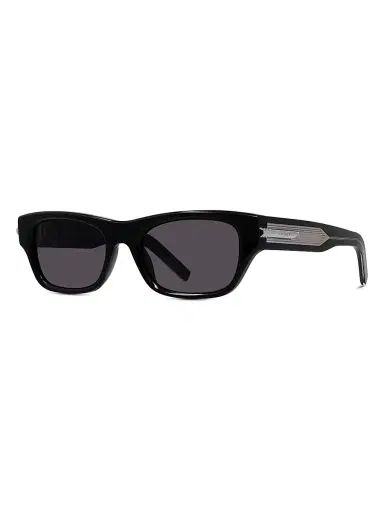 Givenchy Men's GV One 51MM Square Sunglasses - Shiny Black And Smoke | Thumbnail 1 Givenchy Men's GV One 51MM Square Sunglasses - Shiny Black And Smoke | Thumbnail 1