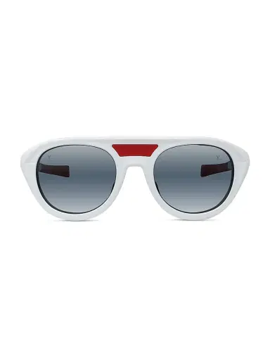 Vuarnet Men's Outdoor Ice 04 Round Sunglasses - White Blue Mirror | Thumbnail 1 Vuarnet Men's Outdoor Ice 04 Round Sunglasses - White Blue Mirror | Thumbnail 1
