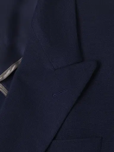 Saks Fifth Avenue Men's Double-Breasted Wool Blazer - Navy - Size 48 | Thumbnail 7