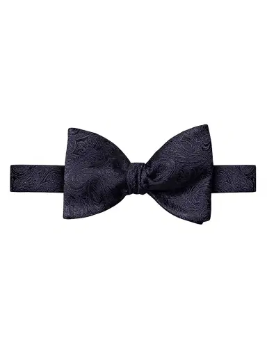 Eton Men's Paisley Silk Bow Tie | Thumbnail 1