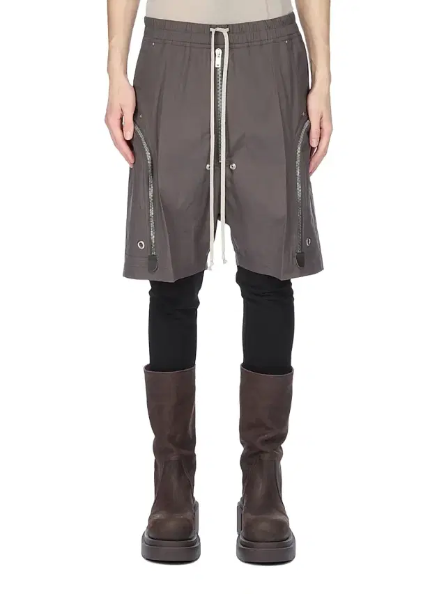 Rick Owens Men's Bauhaus Bela Shorts - Dark Dust