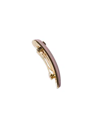 Miu Miu Women's Patent Leather Hair Clip - Pink | Thumbnail 2