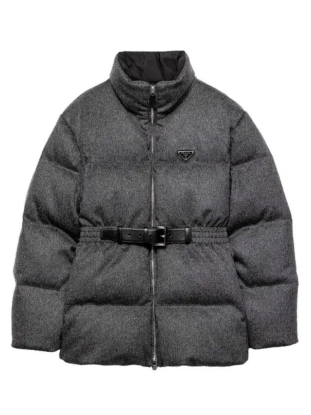 Prada Women's Loden Down Jacket - Grey