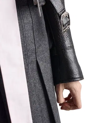 Prada Women's Pleated Flannel Skirt - Grey | Thumbnail 5