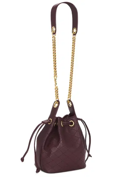Saint Laurent Small Cassandre Quilted Bucket Bag | Thumbnail 4 Saint Laurent Small Cassandre Quilted Bucket Bag | Thumbnail 4
