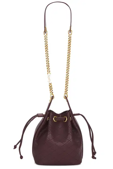 Saint Laurent Small Cassandre Quilted Bucket Bag | Thumbnail 1 Saint Laurent Small Cassandre Quilted Bucket Bag | Thumbnail 1