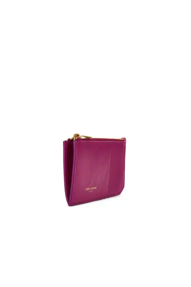 Saint Laurent Zipped Fragments Credit Card Case | Thumbnail 3 Saint Laurent Zipped Fragments Credit Card Case | Thumbnail 3