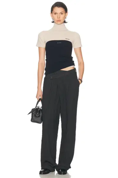 R13 Triple Pleat Crossover Trouser | Thumbnail 5 R13 Triple Pleat Crossover Trouser | Thumbnail 5