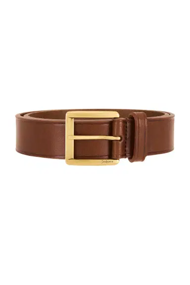 Saint Laurent Faux Leather Belt | Thumbnail 3
