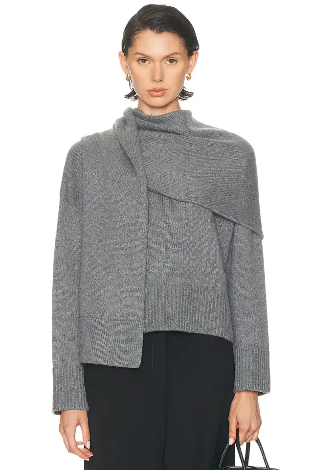 SIMKHAI Elson Scarf Sweater
