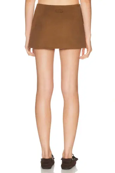 Miu Miu Mini Wrap Skirt | Thumbnail 4 Miu Miu Mini Wrap Skirt | Thumbnail 4