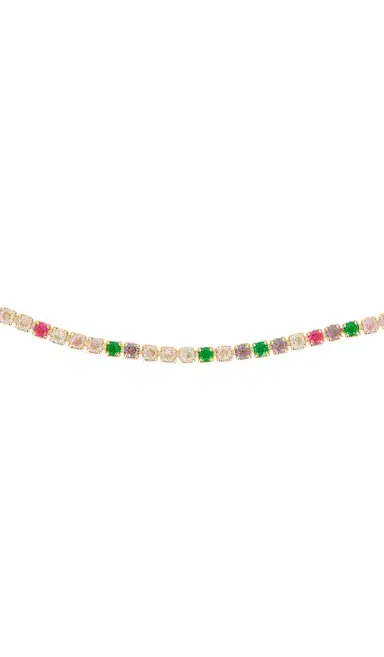 Alexa Leigh Tennis Necklace. | Thumbnail 2
