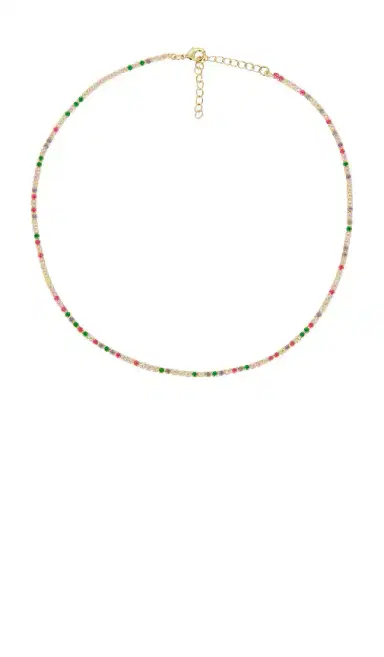 Alexa Leigh Tennis Necklace. | Thumbnail 1