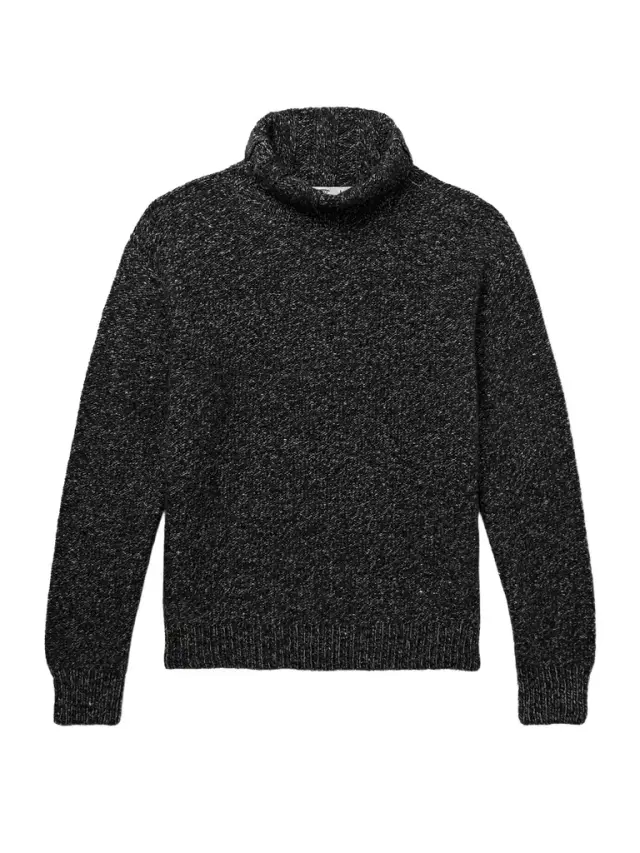 INIS MEAIN Organic Cashmere Rollneck Sweater - Men