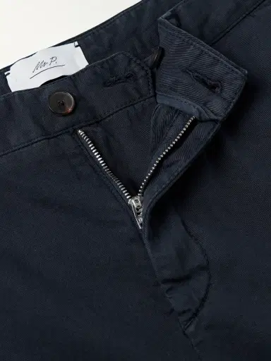 MR P. Samuel Slim-Fit Straight-Leg Organic Cotton-Twill Cargo Trousers - Men | Thumbnail 6