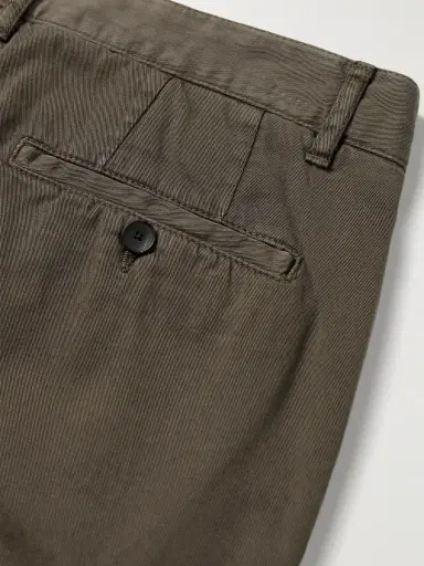 MR P. Samuel Slim-Fit Straight-Leg Organic Cotton-Twill Cargo Trousers - Men | Thumbnail 5