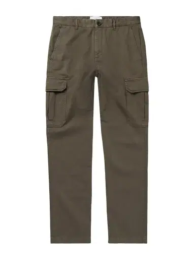 MR P. Samuel Slim-Fit Straight-Leg Organic Cotton-Twill Cargo Trousers - Men | Thumbnail 1