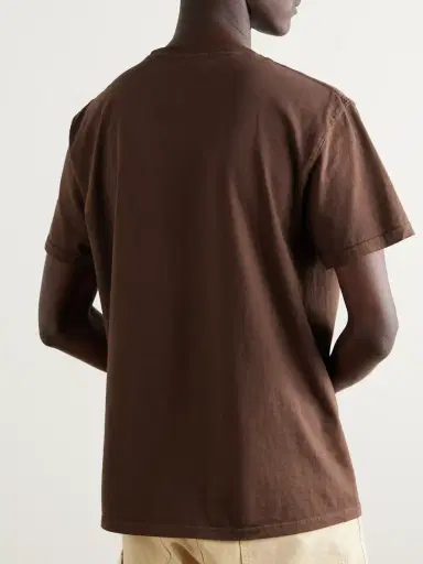 Noah Core Logo-Print Cotton-Jersey T-Shirt - Men | Thumbnail 4