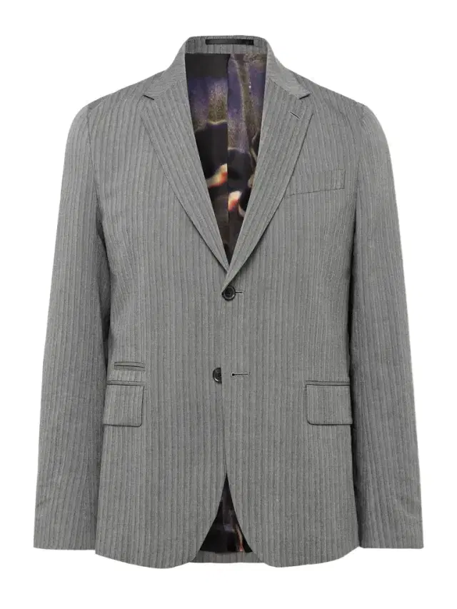 Slim-Fit Herringbone Suit Jacket - Men