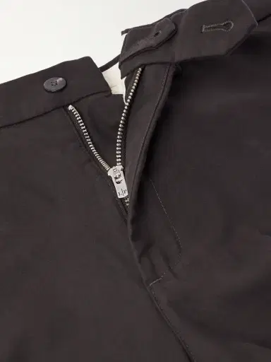 Loro Piana Carlo Hyannis Tapered Cotton-Blend Trousers - Men | Thumbnail 6