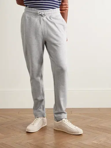 MR P. Slim-Fit Organic Cotton-Jersey Sweatpants - Men | Thumbnail 3