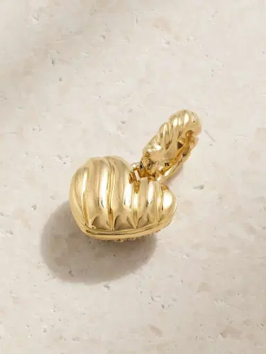David Yurman Amulets Petite Heart 18-karat Gold Diamond Pendant | Thumbnail 3 David Yurman Amulets Petite Heart 18-karat Gold Diamond Pendant | Thumbnail 3