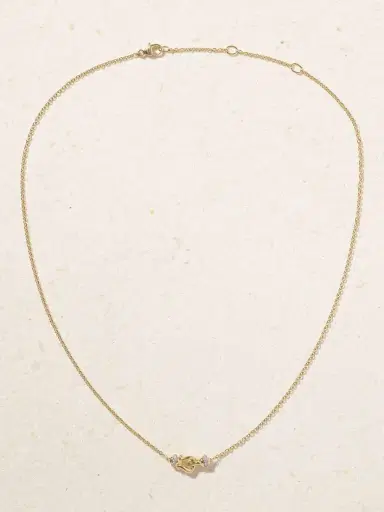 David Yurman Cable Collectibles® Petite Buckle 18-karat Gold Diamond Necklace | Thumbnail 4 David Yurman Cable Collectibles® Petite Buckle 18-karat Gold Diamond Necklace | Thumbnail 4