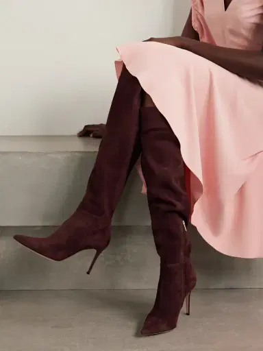 Gianvito Rossi 85 Suede Over-the-knee Boots | Thumbnail 2