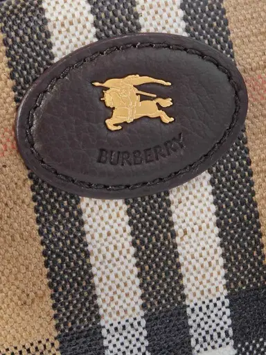 Burberry Mini Leather-trimmed Checked Coated-canvas Top Handle Bag | Thumbnail 4 Burberry Mini Leather-trimmed Checked Coated-canvas Top Handle Bag | Thumbnail 4