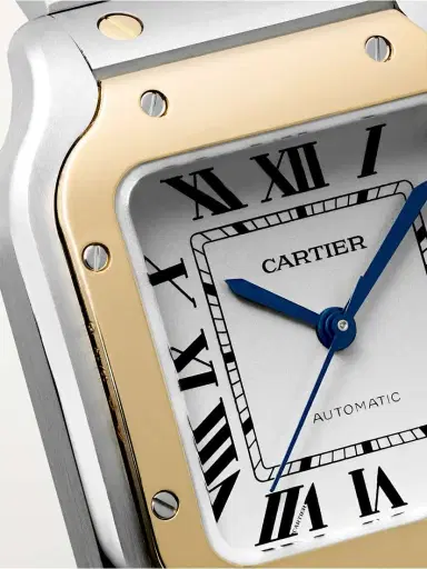 Cartier Santos De Automatic Stainless Steel And 18-karat Gold Watch | Thumbnail 5 Cartier Santos De Automatic Stainless Steel And 18-karat Gold Watch | Thumbnail 5