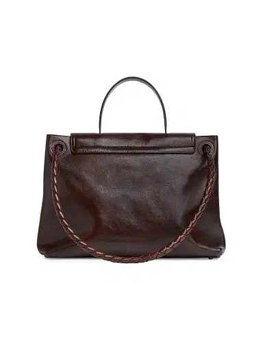 Bottega Veneta Women's Ciao Ciao Medium Top Handle Bag - Dark Mahogany | Thumbnail 5 Bottega Veneta Women's Ciao Ciao Medium Top Handle Bag - Dark Mahogany | Thumbnail 5