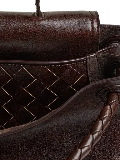 Bottega Veneta Women's Ciao Ciao Medium Top Handle Bag - Dark Mahogany | Thumbnail 6 Bottega Veneta Women's Ciao Ciao Medium Top Handle Bag - Dark Mahogany | Thumbnail 6