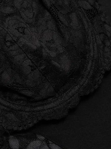 Cosabella Women's Romanza Lace Balconette Bra - Black | Thumbnail 6 Cosabella Women's Romanza Lace Balconette Bra - Black | Thumbnail 6