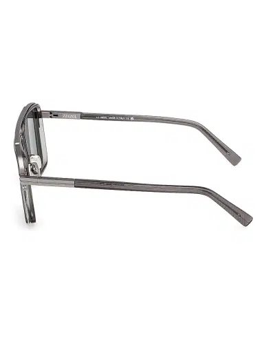 ZEGNA Men's 57MM Geometric Sunglasses - Opal Brown Bronze | Thumbnail 11 ZEGNA Men's 57MM Geometric Sunglasses - Opal Brown Bronze | Thumbnail 11