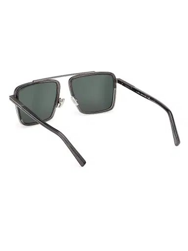 ZEGNA Men's 57MM Geometric Sunglasses - Opal Brown Bronze | Thumbnail 12 ZEGNA Men's 57MM Geometric Sunglasses - Opal Brown Bronze | Thumbnail 12