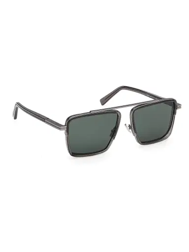 ZEGNA Men's 57MM Geometric Sunglasses - Opal Brown Bronze | Thumbnail 16 ZEGNA Men's 57MM Geometric Sunglasses - Opal Brown Bronze | Thumbnail 16