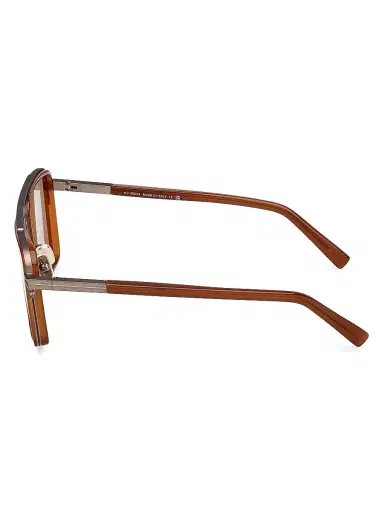 ZEGNA Men's 57MM Geometric Sunglasses - Opal Brown Bronze | Thumbnail 3 ZEGNA Men's 57MM Geometric Sunglasses - Opal Brown Bronze | Thumbnail 3
