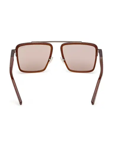 ZEGNA Men's 57MM Geometric Sunglasses - Opal Brown Bronze | Thumbnail 5 ZEGNA Men's 57MM Geometric Sunglasses - Opal Brown Bronze | Thumbnail 5