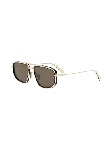 BVLGARI Women's B. Zero1 57MM Rectangular Sunglasses - Goldother Brown | Thumbnail 1