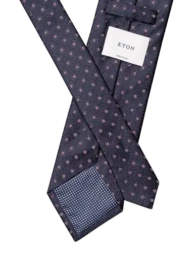 Eton Men's Medallion Silk Tie - Red | Thumbnail 11