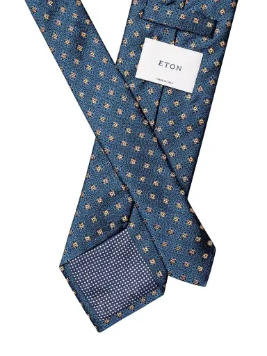 Eton Men's Medallion Silk Tie - Red | Thumbnail 7