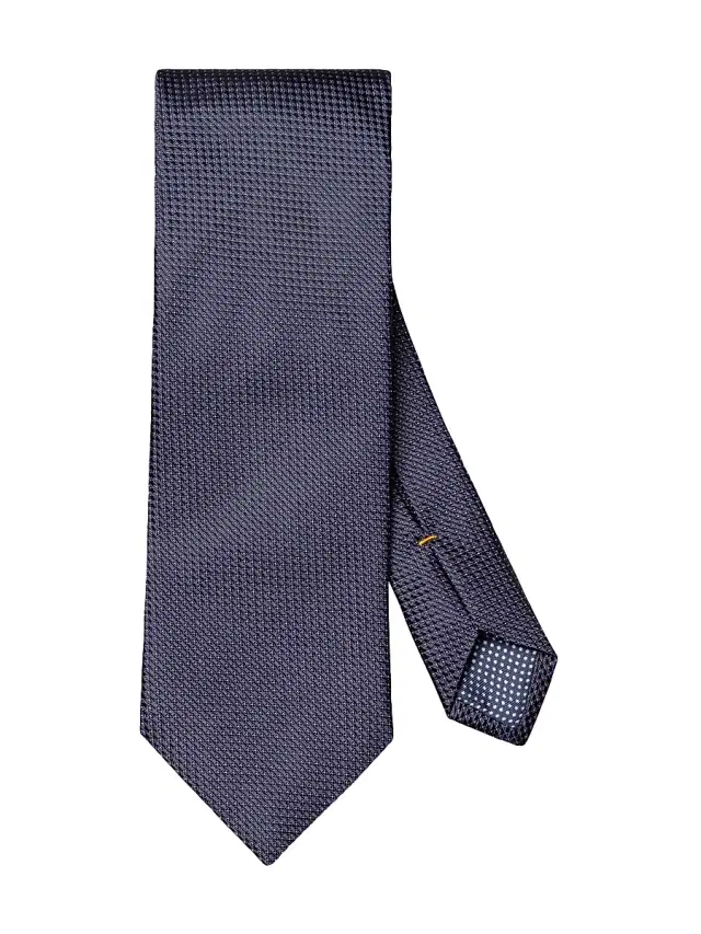 Men's Pin-Dot Silk Tie - Navy