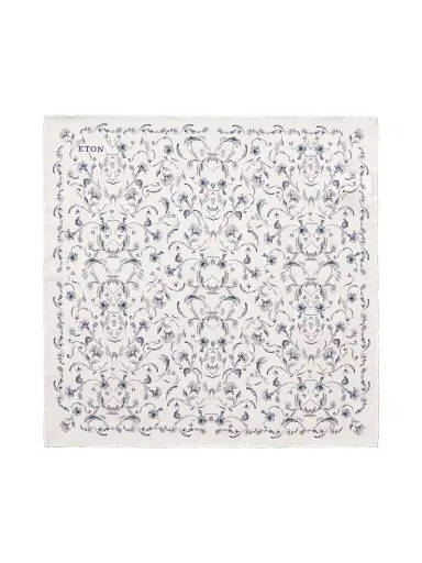 Eton Men's Floral Silk Pocket Square | Thumbnail 2 Eton Men's Floral Silk Pocket Square | Thumbnail 2